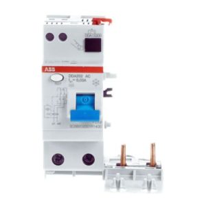 DDA202 AC/0,03– ABB, Bloc de dispositif à courant résiduel 2P - 30 mA - 25 A - Type AC