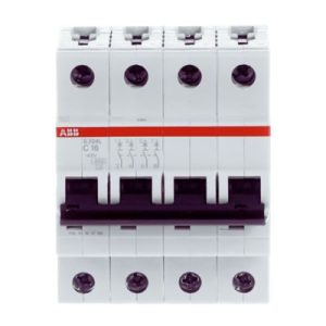 Disjoncteur miniature 4P - C - (AC) 6 kA