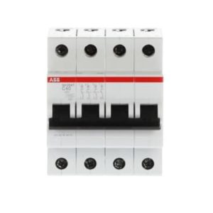 SH204T-C– ABB, Disjoncteur miniature  4P - C - (CA) 3 kA