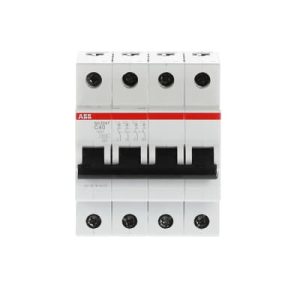SH204T-C– ABB, Disjoncteur miniature  4P - C - (CA) 3 kA